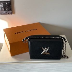 Louis Vuitton Crossbody Twist Black Bag
